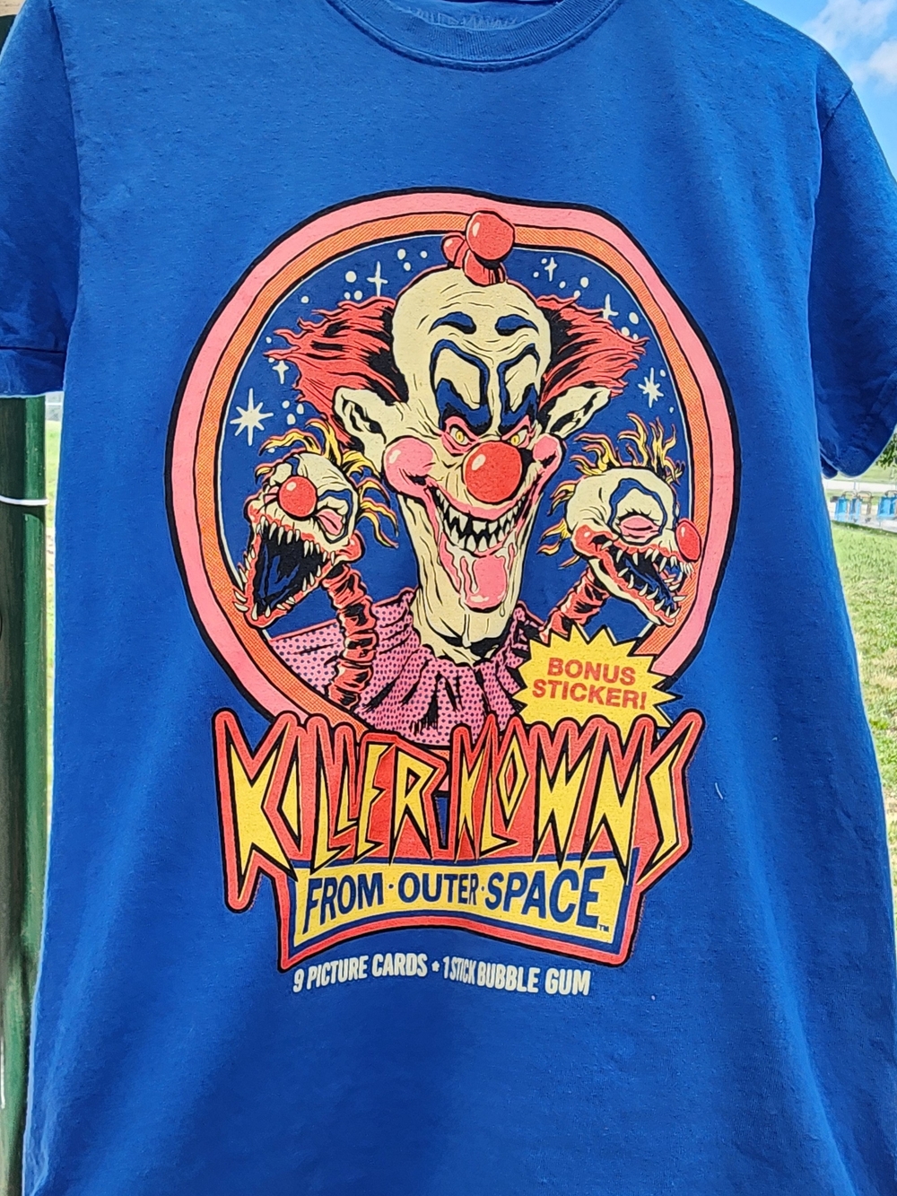 Killer Klowns From Outer Space Blue Graphic Tee